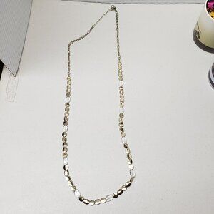 Necklace (Gold & Clear Beads)